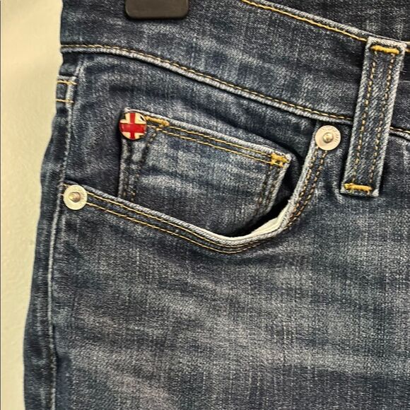 Hudson Jeans Blue Skinny Denim Tapered Fit - Picture 5 of 12
